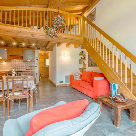 Apartment Apt Des Granges Balcony Duplex Near Chamonix For 5 - Happy Rentals Chamonix